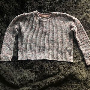Chunky knit cropped sweater